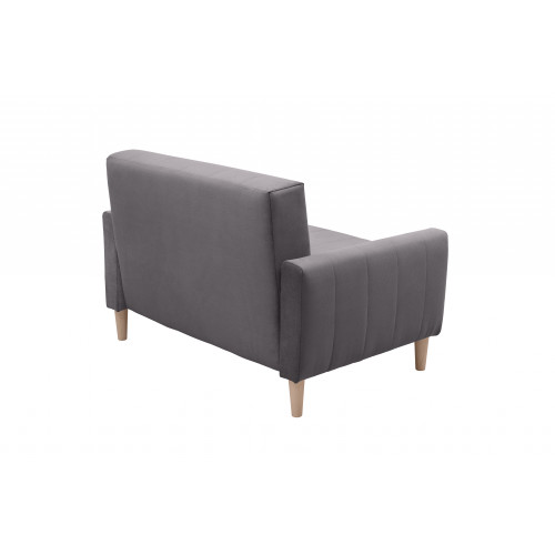 Диван аккордеон Морти (велюр dark gray)