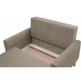 Диван аккордеон Морти (велюр light gray)