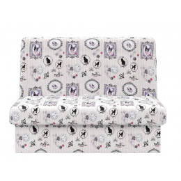 Диван аккордеон на металлокаркасе  Некст (велюр париж)
