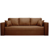 Диван еврокнижка Ливерпуль рогожка коричневый